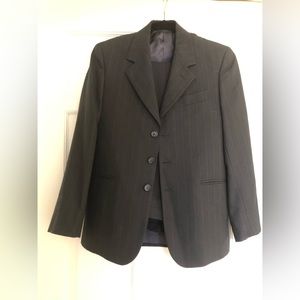 Boys wool suit- Lanerosse designer  Suit- Navy Blue, Size 18R